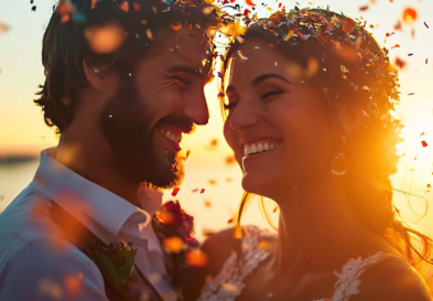 Luxury wedding stage decoration in Dubai with floral arrangements and lighting