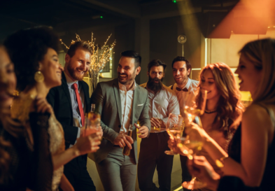 Corporate team building event in Dubai with activities and entertainment.