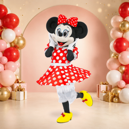 Minnie Mouse Mascot Costume Rental in Dubai
