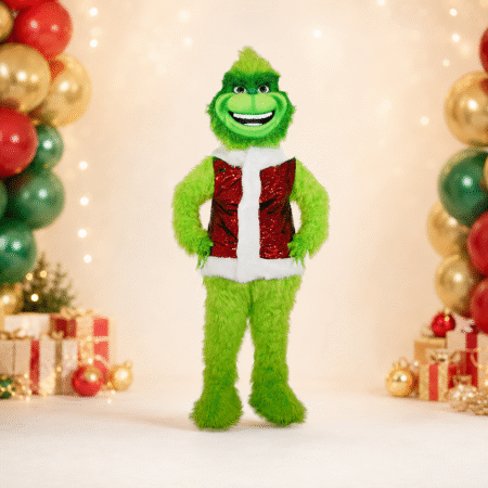 Grinch Mascot Costume Rental in Dubai