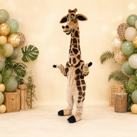 Melman Giraffe Mascot Costume Rental in Dubai