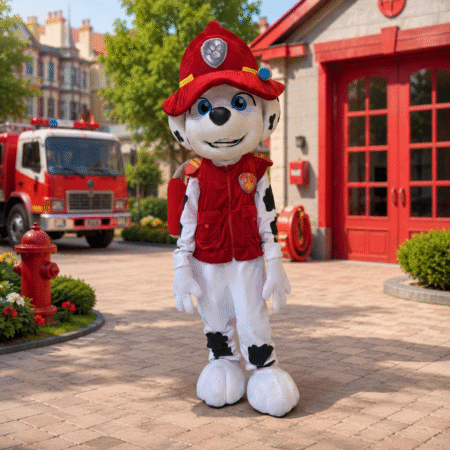 Marshall Paw Petrol Puppy Mascot Costume Rental in Dubai
