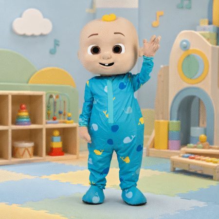 Cocomelon Baby Mascot Costume Rental in Dubai