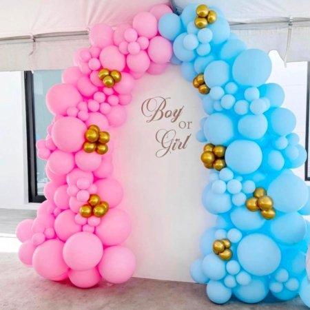 Gender Reveal Balloon One Stand Backdrop Rental in Dubai