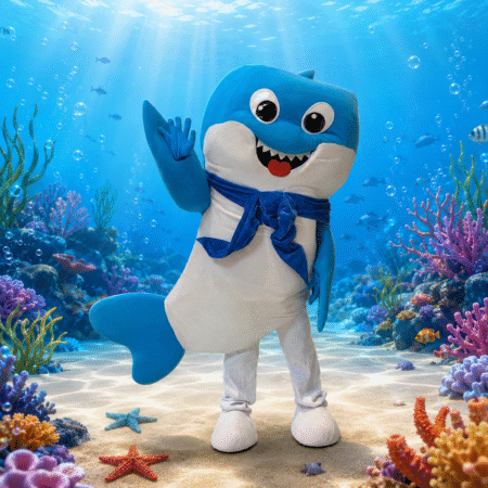 Baby Shark Mascot Costume Rental in Dubai