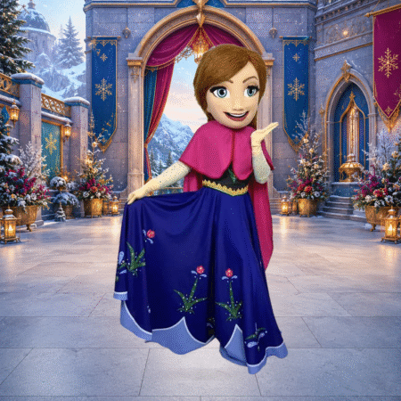 Frozen Anna Mascot Costume Rental in Dubai