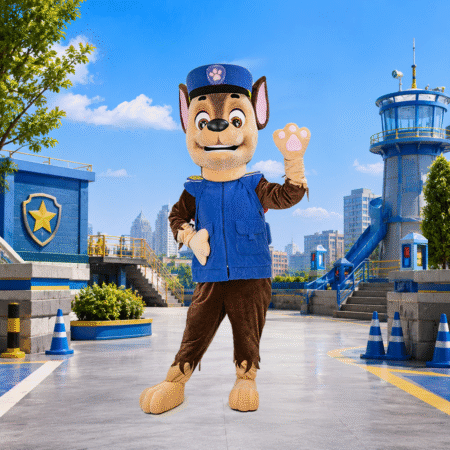 Paw Petrol Chase Rescue Puppy Mascot Costume Rental in Dubai