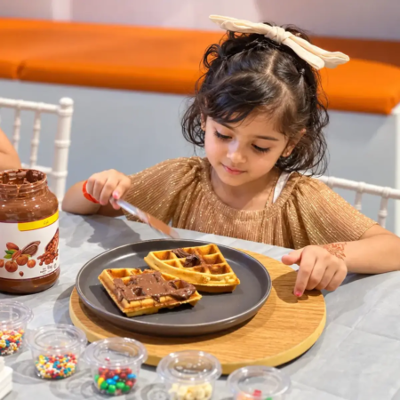 Waffle Decoration Workshop for Kids in Dubai