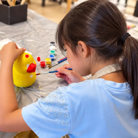 Ceramic Painting Workshop for Kids in Dubai